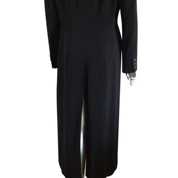 Vintage Alberta Ferretti Long Black Coat - Picture 6 of 7